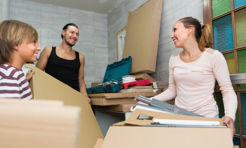 Office removals team planning a move in Kentish Town