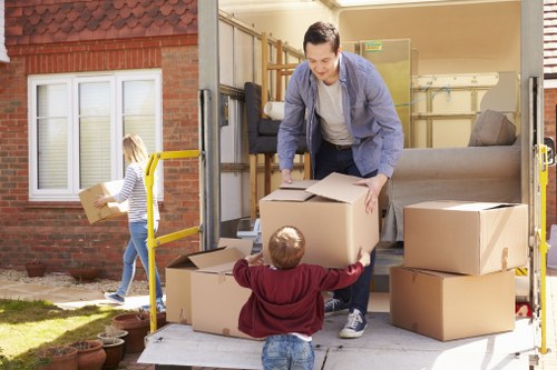 Removal company helping with a home move in Kentishtown