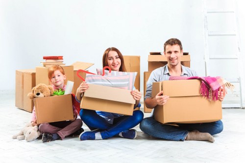 Removal van supporting a student relocation in Kentishtown