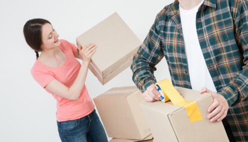 Professional removal van ready for same day move in Kentishtown