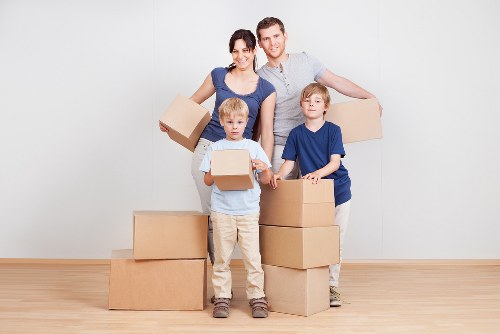 Professional movers handling a flat move in Kentish Town